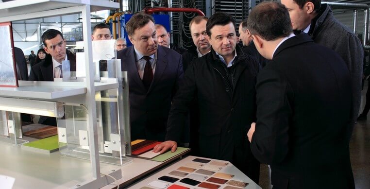 Opening of a plant in Solnechnogorsk