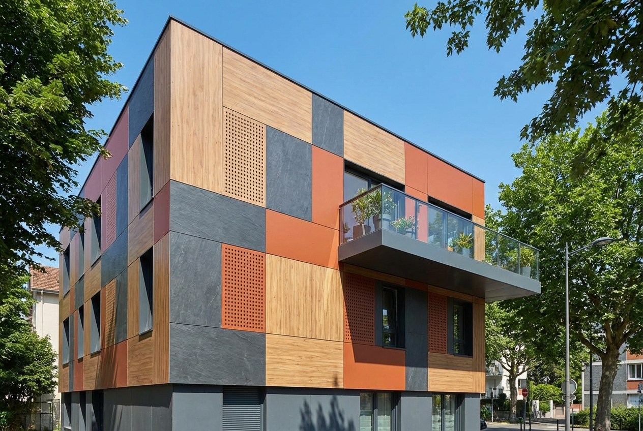 Навесные фасады с HPL: от проекта до эксплуатации