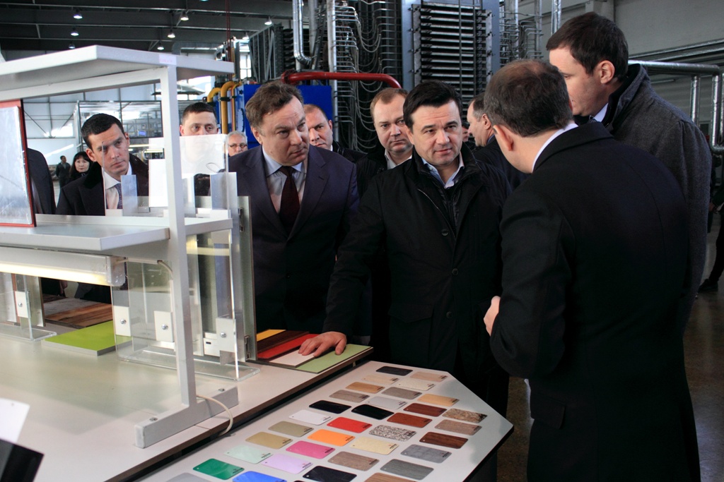 Opening of a plant in Solnechnogorsk
